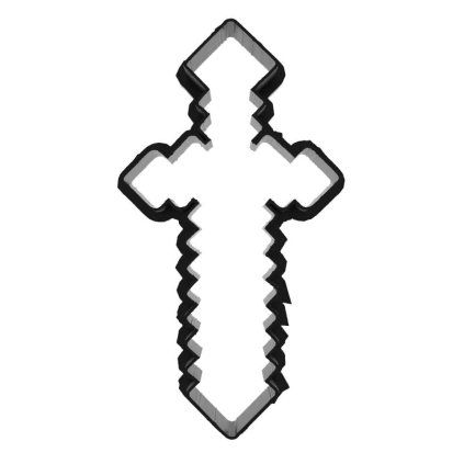 minecraft meč vykrajovátko0001