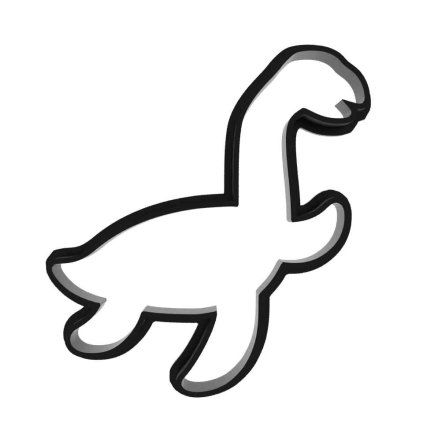 plesiosaurus vykrajovátko0001