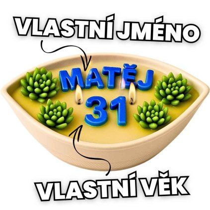 svíčka pro muže