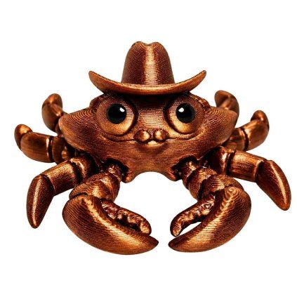 krab original s kloboukem