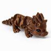 mini triceratops hněd