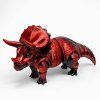 3D Triceratops červenočerný