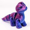 mini dinosaurus fialovomodr